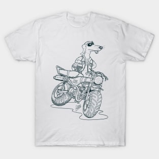 Daxhund and his motorcycle T-Shirt